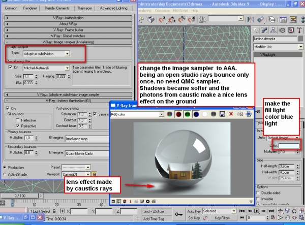 Creation of The glass ball: Step 6